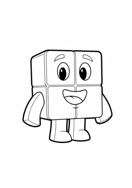 Get ready to color Numberblock 4! This printable coloring page is perfect for fans of the Netflix show, offering a fun activity for kids and adults to enjoy.